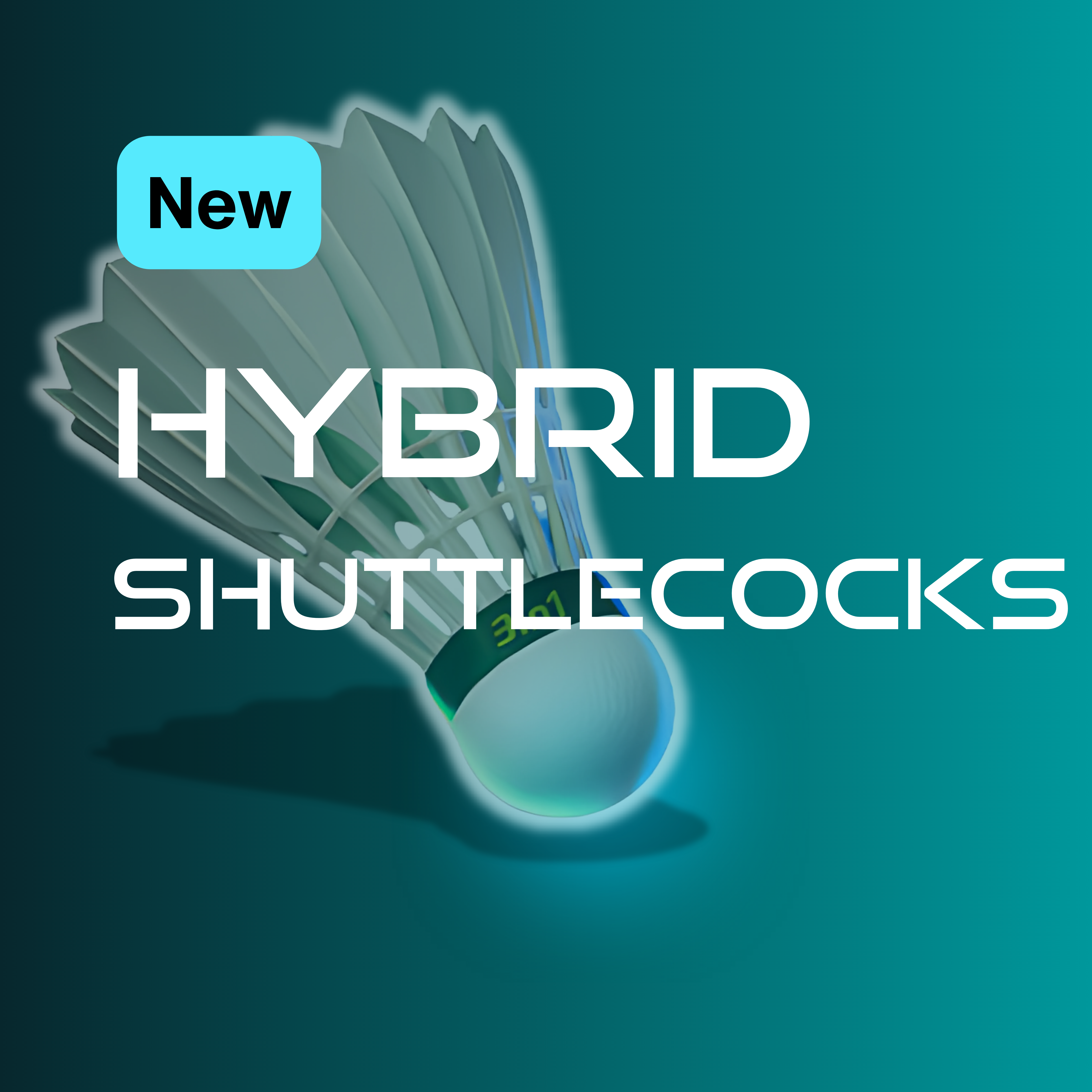 AXEARC Hybrid Shuttlecocks